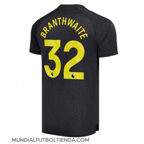 Camiseta Everton Jarrad Branthwaite #32 Segunda Equipación Replica 2024-25 mangas cortas